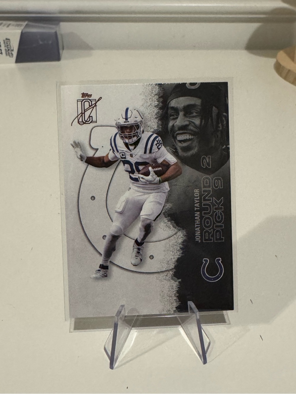 🔥 2025 Jonathan Taylor Topps Signature Round 2 Pick 9 Card. #colts
